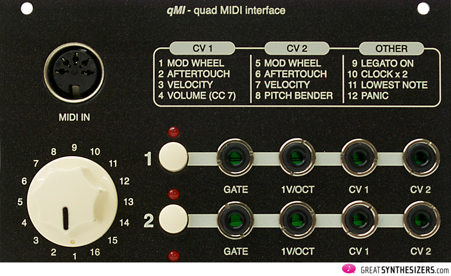 Vermona - polyphonic MIDI module - GreatSynthesizers