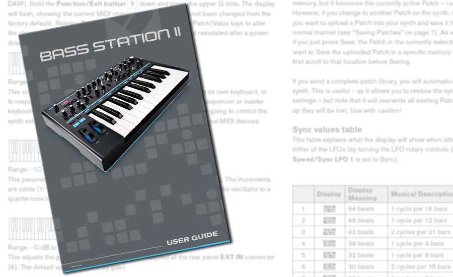 Novation Bass Station II - a full-blown analog synthesizer