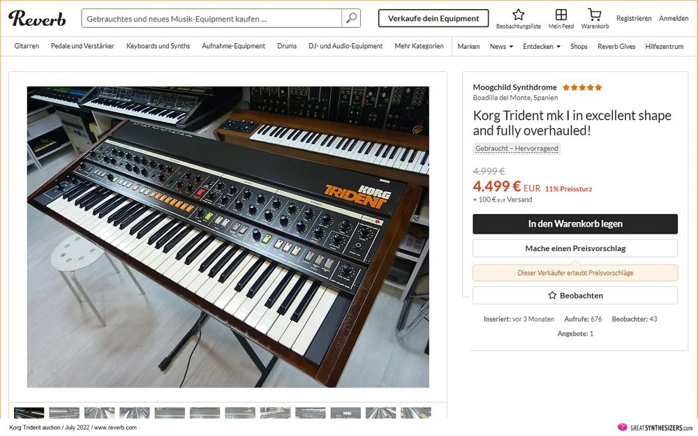 Korg Trident - a classic 8-voice string synthesizer - GreatSynthesizers