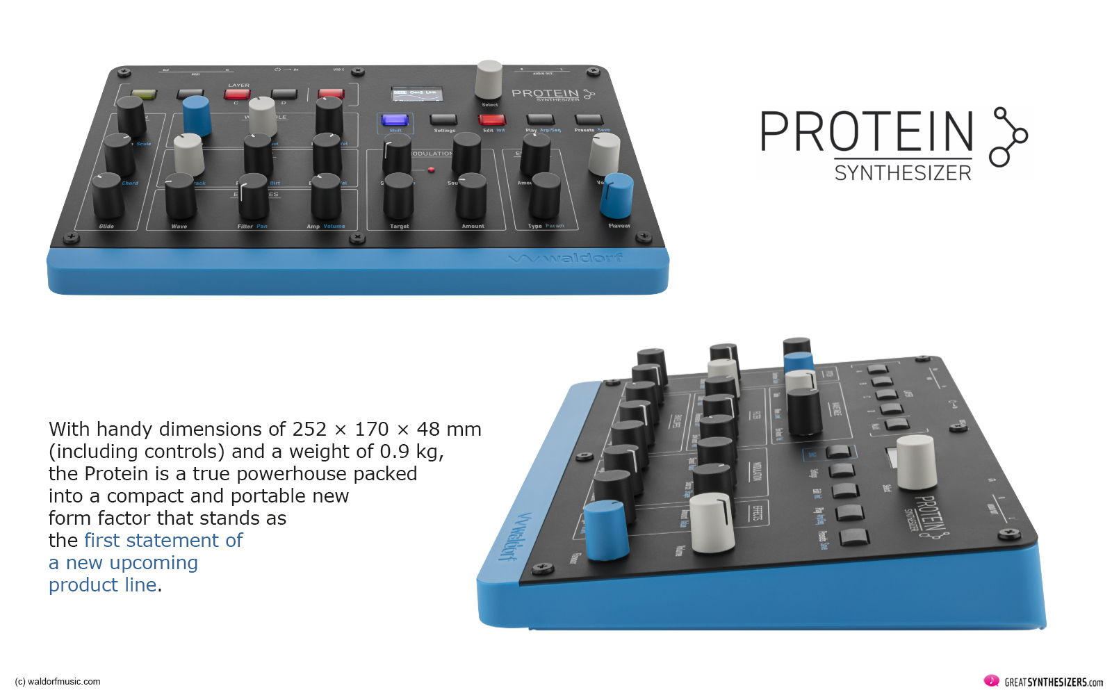 Waldorf Protein: first member of a new product line